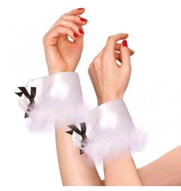 White Bunny Wrist Cuffs