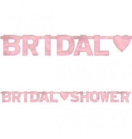 Bridal Shower Banner Pink 6ft