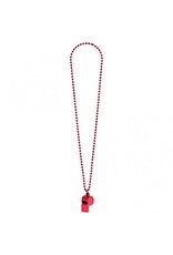 Whistle on Chain Red