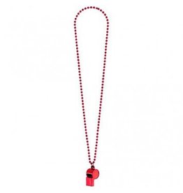 Whistle on Chain Red