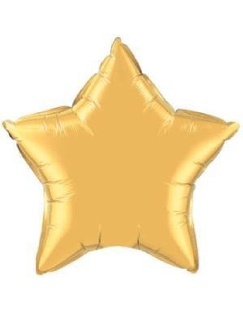 Metallic Gold Star 36" Mylar Balloon