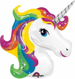 Rainbow Unicorn Mylar Balloon 33"