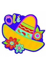 Cutout Sombrero with Flower