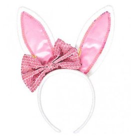 Bunny Ears With Bow Headband