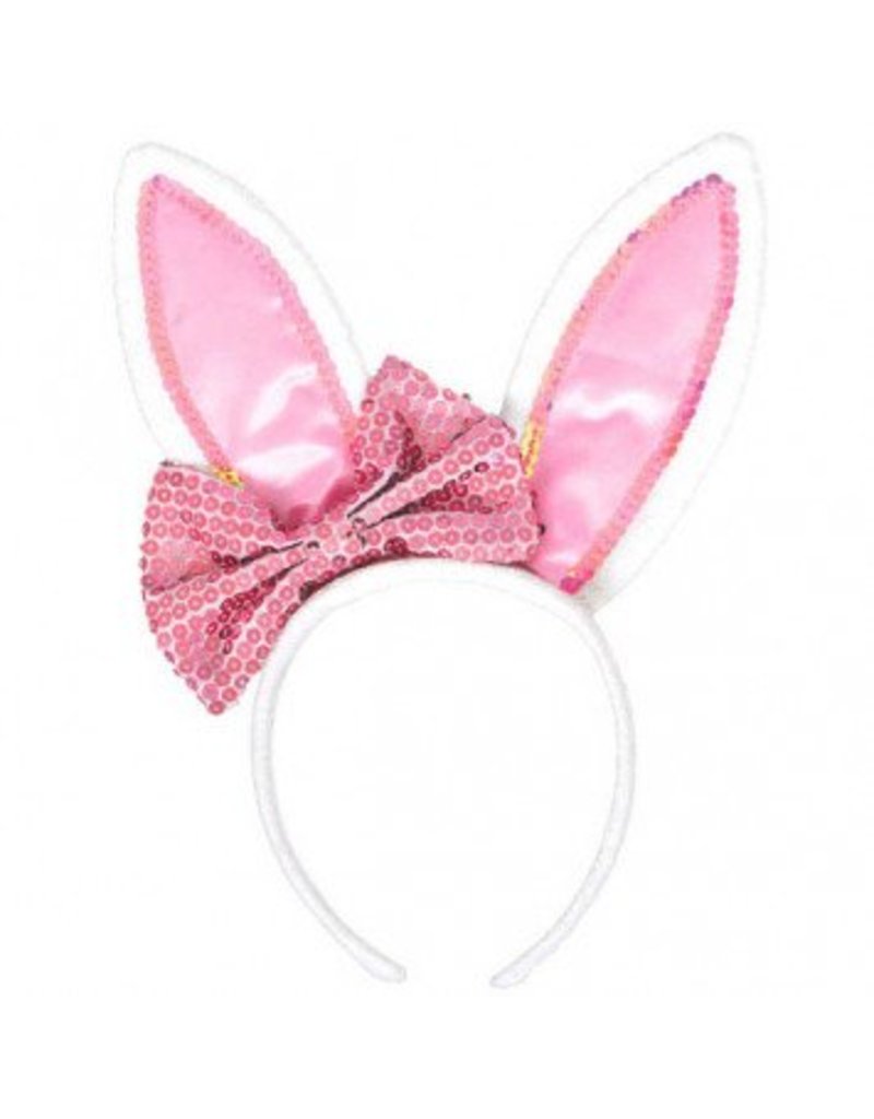 Bunny Ears With Bow Headband