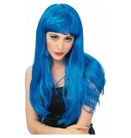 Glamour Blue Wig
