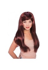 Glamour Dark Red Wig