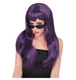 Glamour Purple Wig