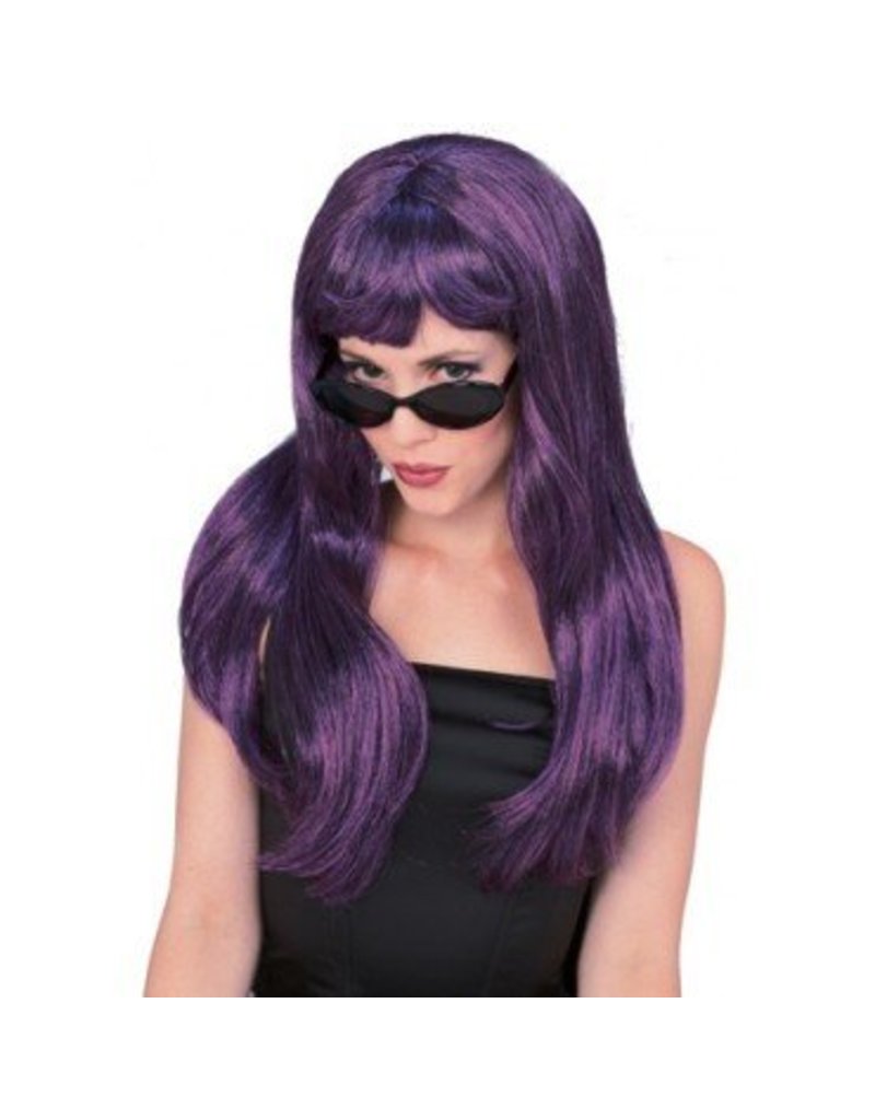 Glamour Purple Wig