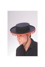 Spanish Hat With Pom Poms