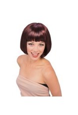 Supermodel Dark Red Wig