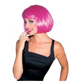 Supermodel Hot Pink Wig