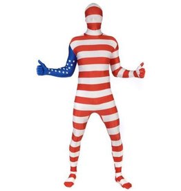 Adult Morphsuit America Flag (X-Large) Costume