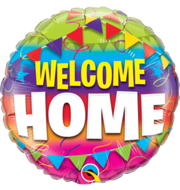 Welcome Home Pennants 18" Mylar Balloon