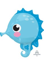 Seahorse 18" JR Shape Mylar Balloon