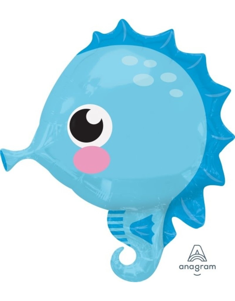 Seahorse 18" JR Shape Mylar Balloon