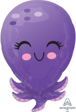 Octopus 21" JR Shape  Mylar Balloon