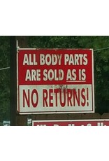 Metal Assorted Parking Signs