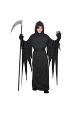 Child Black Terror Robe - Standard (8-10) Costume