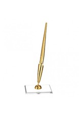 Pen With Base Electroplated Gold