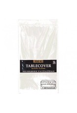 Clear Rectangular Plastic Tablecover 54" x 108"