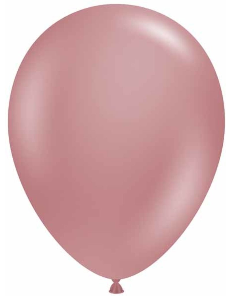 Tuftex 11" Canyon Rose Latex Balloon (Without Helium)