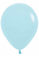 Betallic 11" Pastel Matte Blue Latex Balloon (Without Helium)