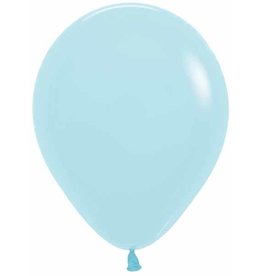 Betallic 11" Pastel Matte Blue Latex Balloon (Without Helium)