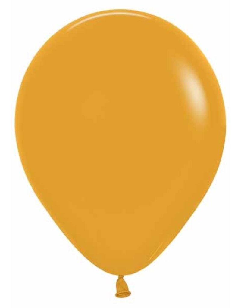 Betallic 11" Deluxe Mustard Latex Balloon (Without Helium)
