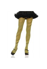 Yellow & Black Striped Pantyhose
