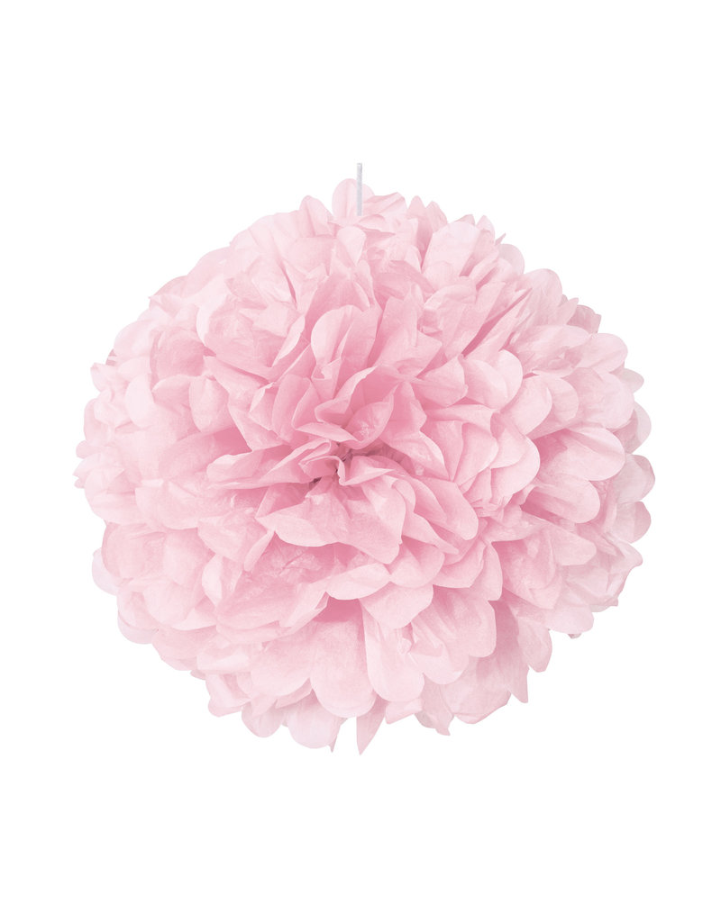 Lovely Pink 16" Puff Decoration