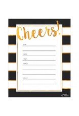 Golden Cheers Invitations Value Pack (20)