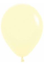 Betallic 11" Pastel Matte Yellow Latex Balloon (Without Helium)