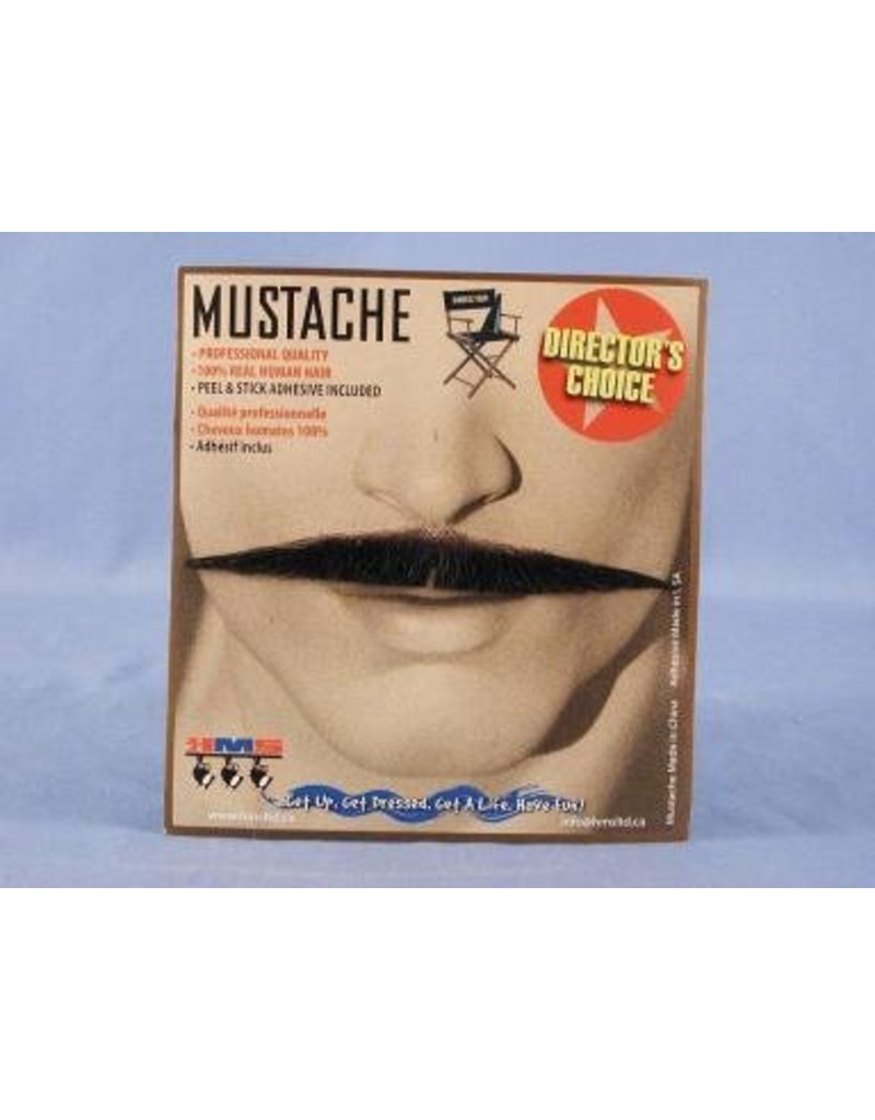 Movie Star Grey Moustache