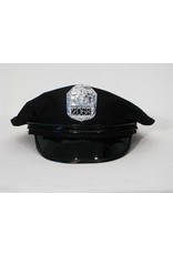 Black Police Hat