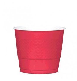 Apple Red 9oz Plastic Cup (20)
