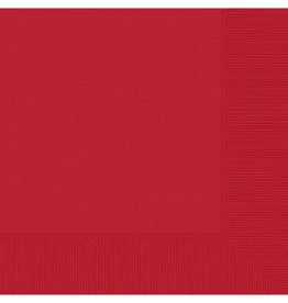 Apple Red Beverage Napkins (20)