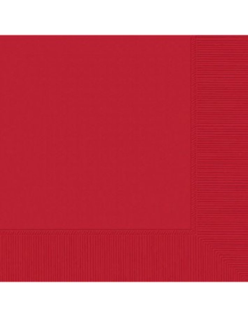 Apple Red Beverage Napkins (20)