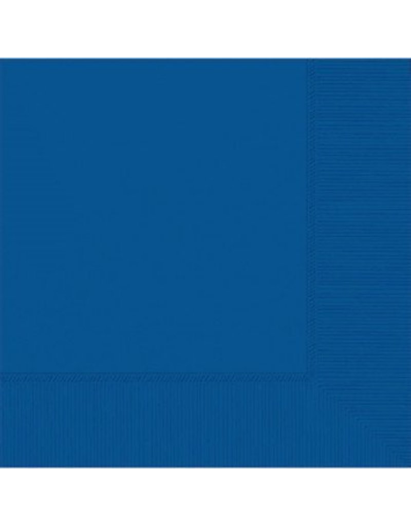 2-Ply Beverage Napkins, Mid Ct. - Bright Royal Blue (40)