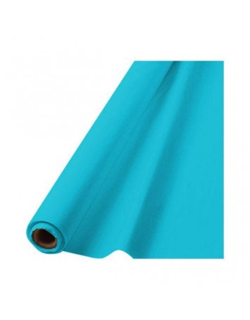 Caribbean Blue Solid Table Roll, 40" x 100'