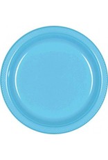 Caribbean Blue 10.25" Plastic Plate (20)