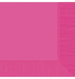 Bright Pink Lunch Napkins (50)