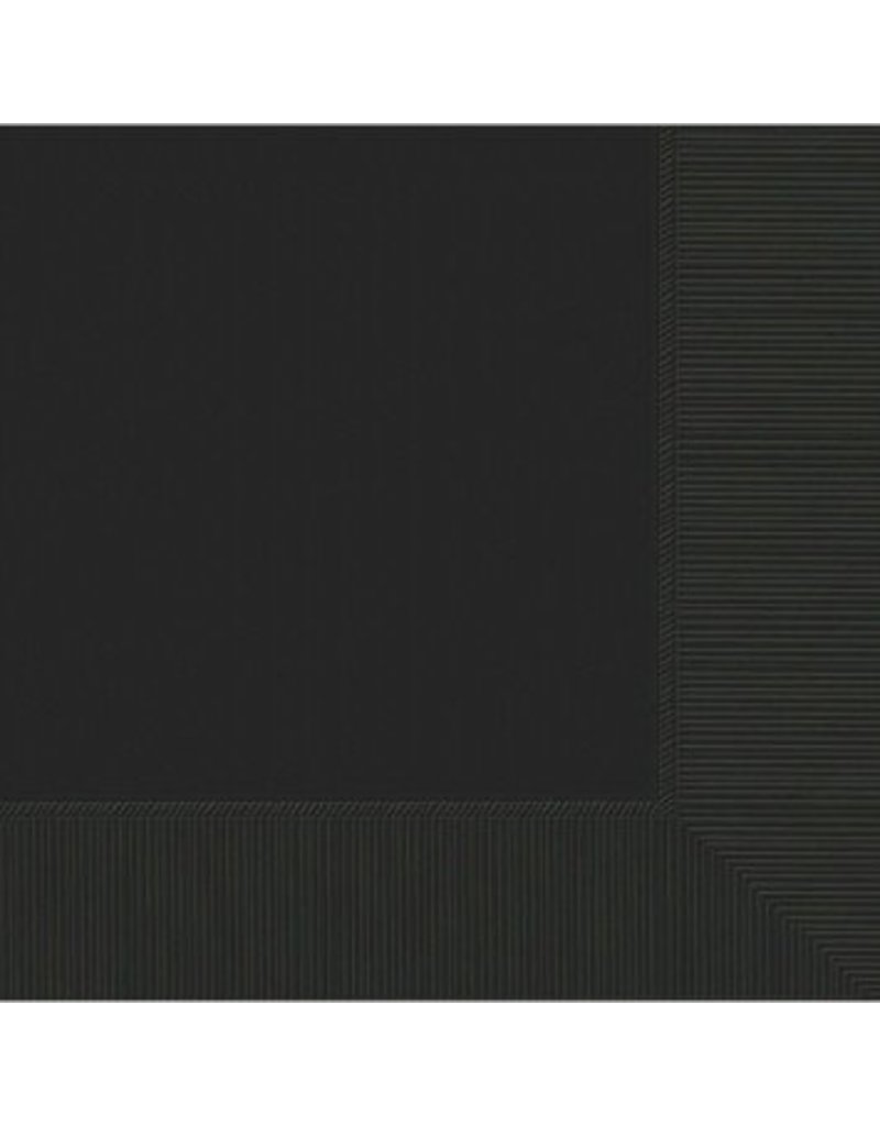 Jet Black Dinner Napkins (20)