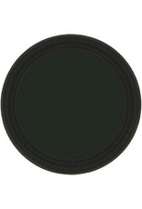6 3/4" Round Paper Plates- Jet Black (20)