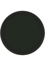 6 3/4" Round Paper Plates- Jet Black (20)