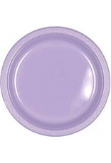 Lavender 7" Plastic Plate (20)
