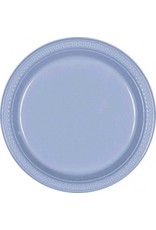 Pastel Blue 9" Plastic Plate (20)