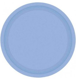 Pastel Blue 7" Paper Plate (20)