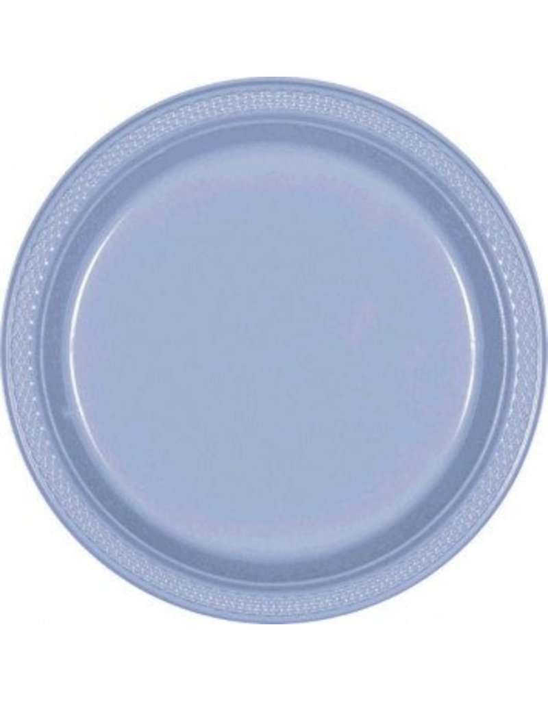 Pastel Blue 10.25" Plastic Plate (20)