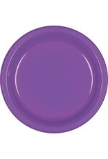 Purple 10.25" Plastic Plate (20)